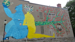 Street art near Ave Mont-Royal