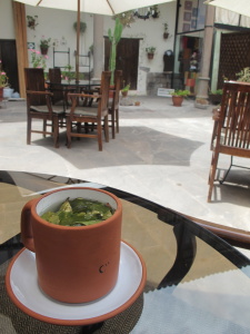 Coca Leaf Tea, Good for altitude sickness, Cusco, Peru, South America