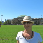 Saly Watson with CN Tower